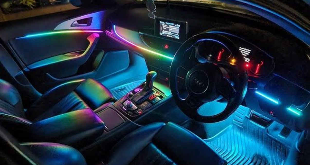 Car interior LED Light Kit (App controlled RGB)